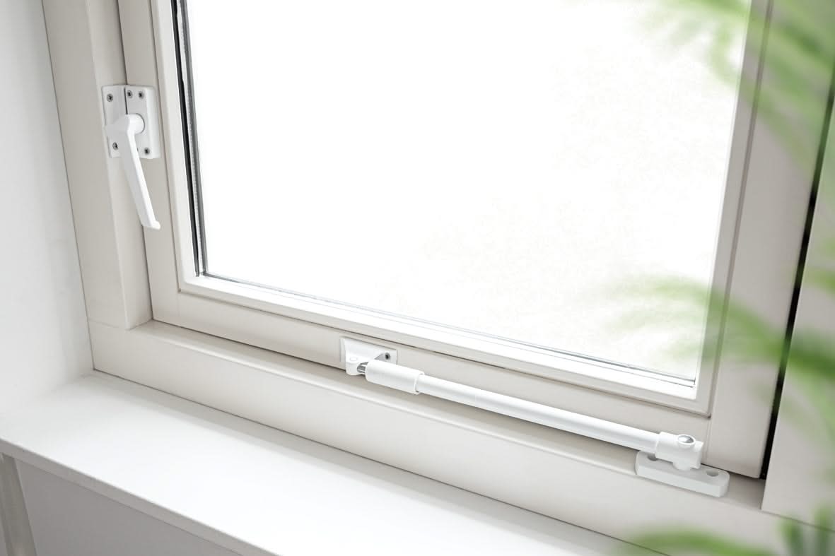 AXA Tele-uitzetter 35cm Buitendraaiend Wit - Deurbeslag-expert