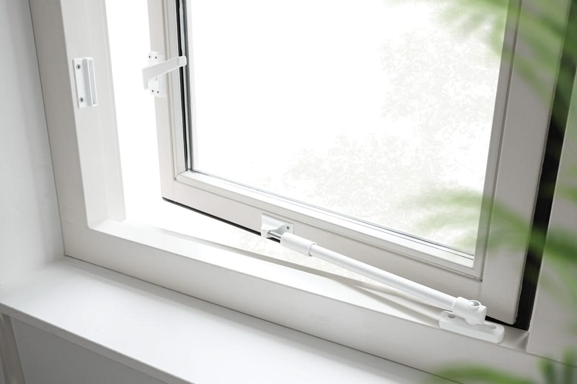 AXA Tele-uitzetter 35cm Buitendraaiend Wit - Deurbeslag-expert