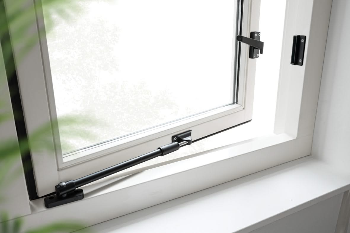 AXA Raamsluiting 3302 Links Zwart - Deurbeslag-expert