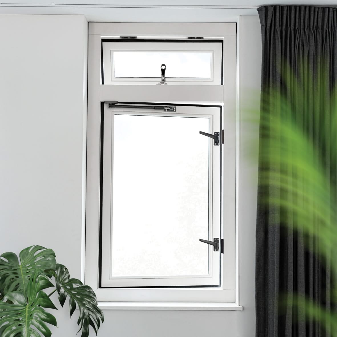 AXA Raamsluiting 3302 Links Zwart - Deurbeslag-expert