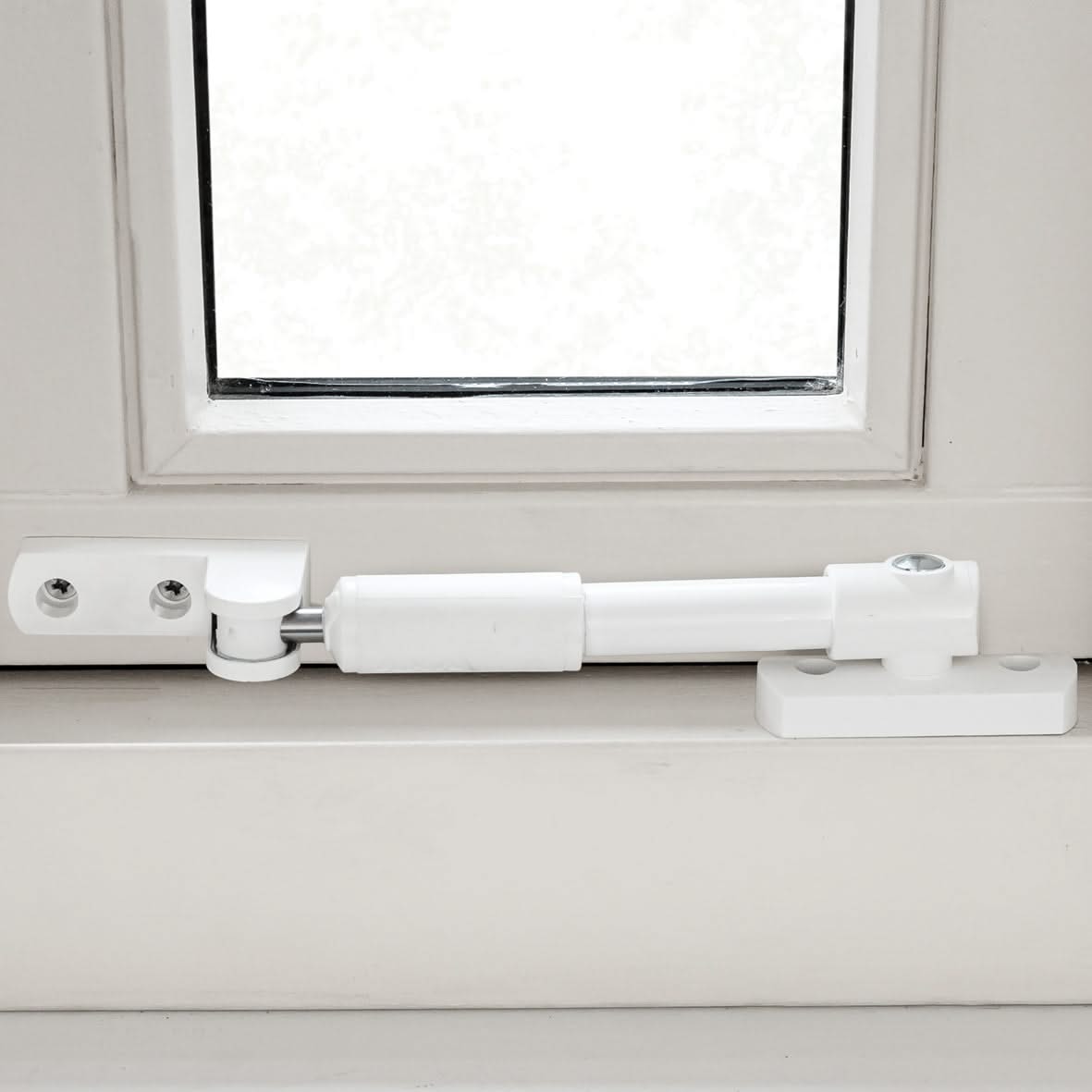 AXA Tele-uitzetter 20cm Buitendraaiend Wit - Deurbeslag-expert