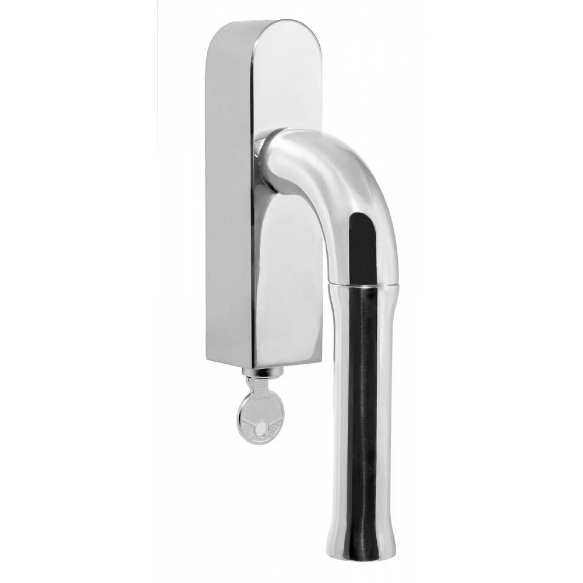Formani EV100ZL-DKLOCK-O draaikiepgarnituur afsluitbaar zonder logo gepolijst roestvast staal rechts/ links draaiend