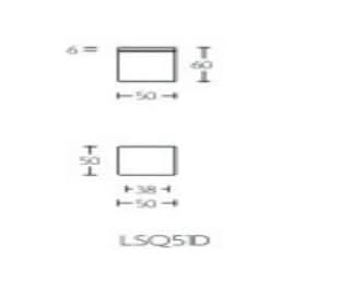 Formani | Voordeurknop LSQ51V Vast op Rozet | mat zwart