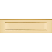 Formani TIMELESS F535 briefplaat recht messing ongelakt
