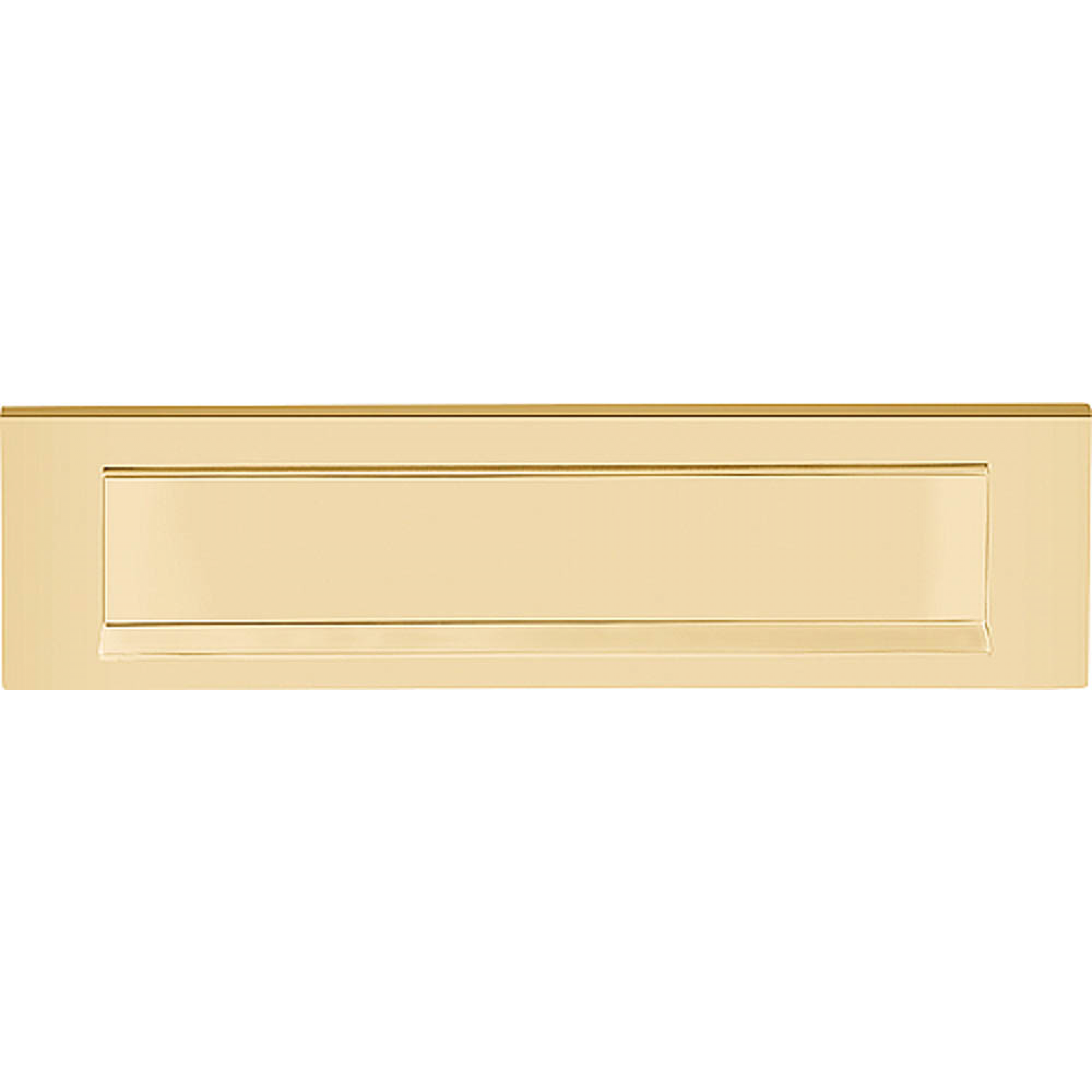 Formani TIMELESS F535 briefplaat recht messing ongelakt