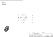 Formani | Sleutelplaatje | FVBN48 | 48mm | mat roestvast staal