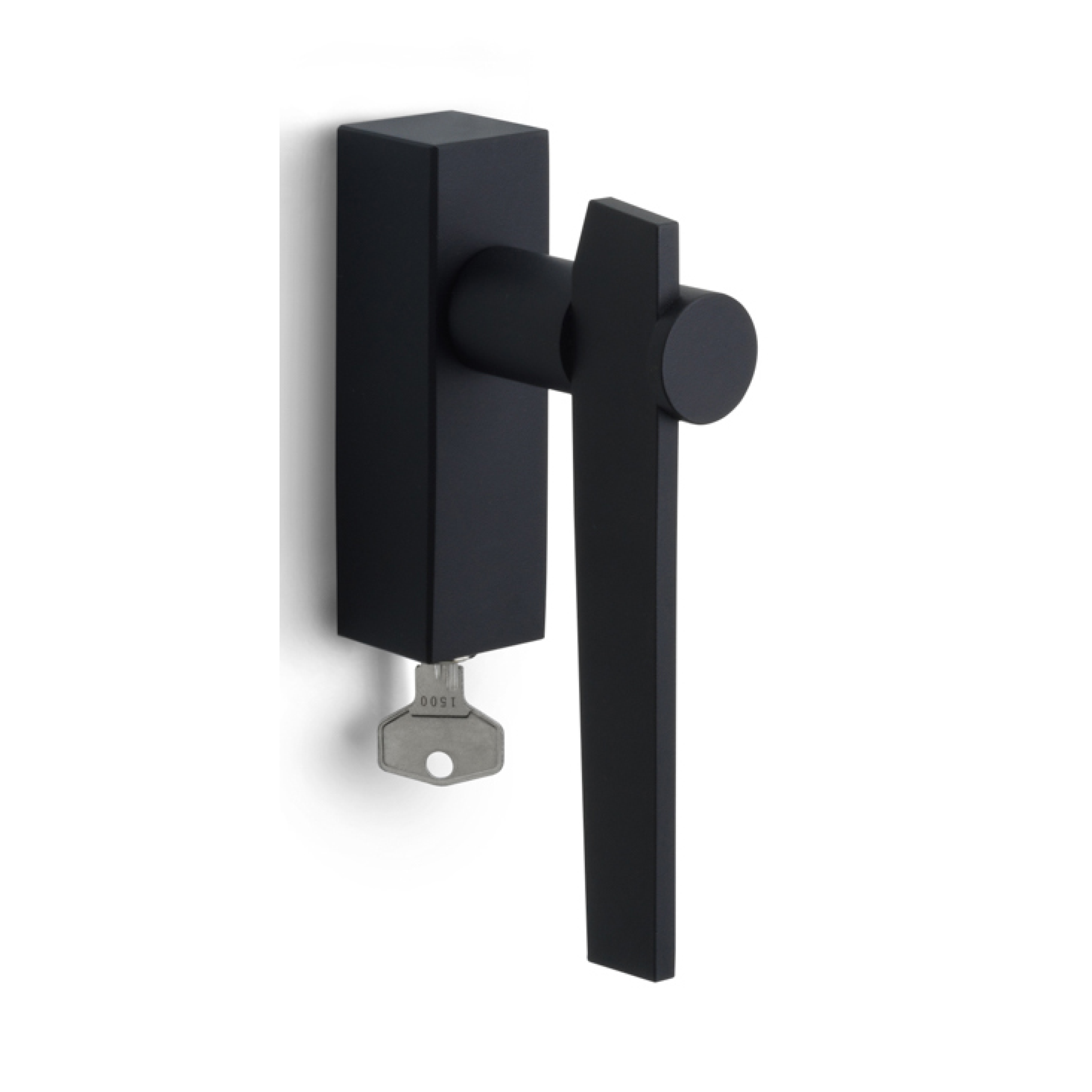 Formani BB100-DKLOCK draaikiepgarnituur afsluitbaar mat zwart rechts/links draaiend