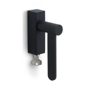 Formani BB102-DKLOCK draaikiepgarnituur afsluitbaar mat zwart rechts/links draaiend