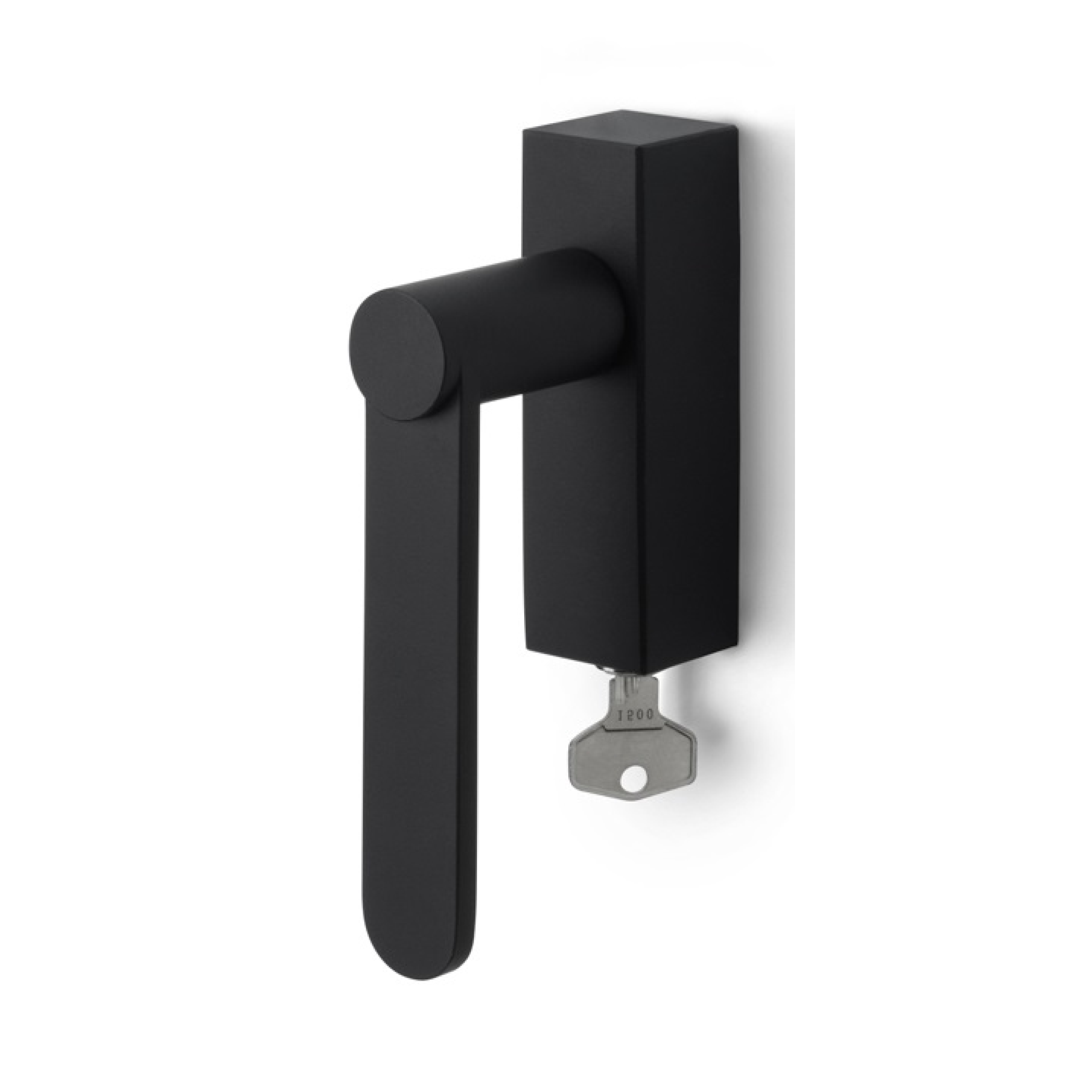 Formani BB103-DKLOCK draaikiepgarnituur afsluitbaar mat zwart rechts/links draaiend