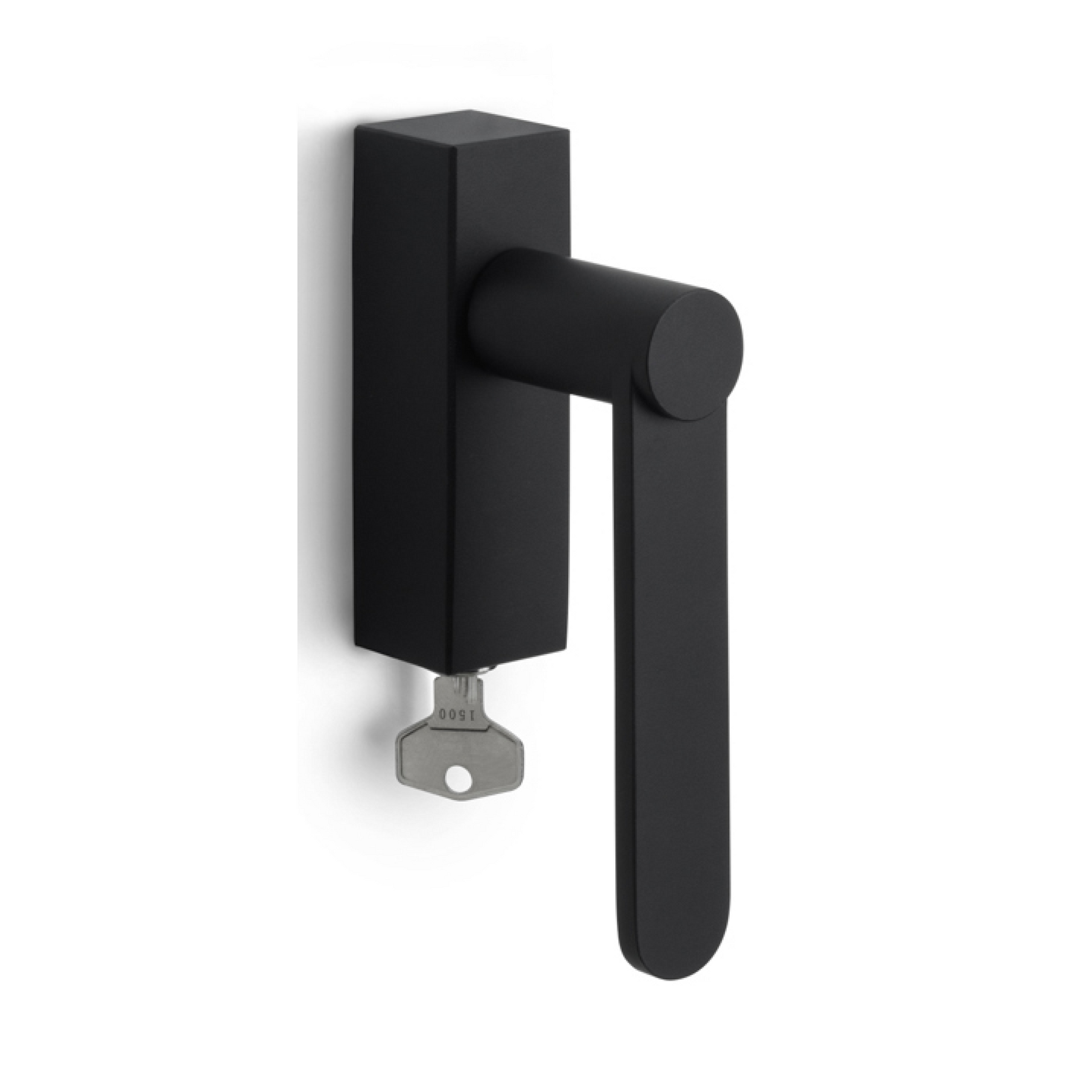 Formani BB103-DKLOCK draaikiepgarnituur afsluitbaar mat zwart rechtsdraaiend