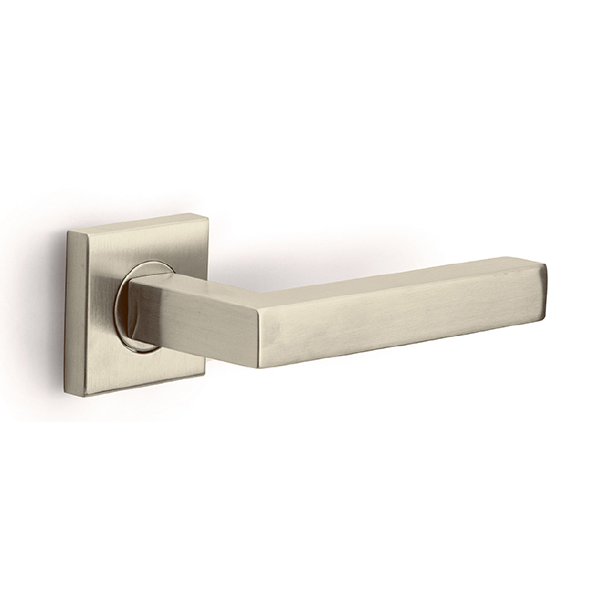 Deurkruk Colona | vierkant rozet | PVD Champagne