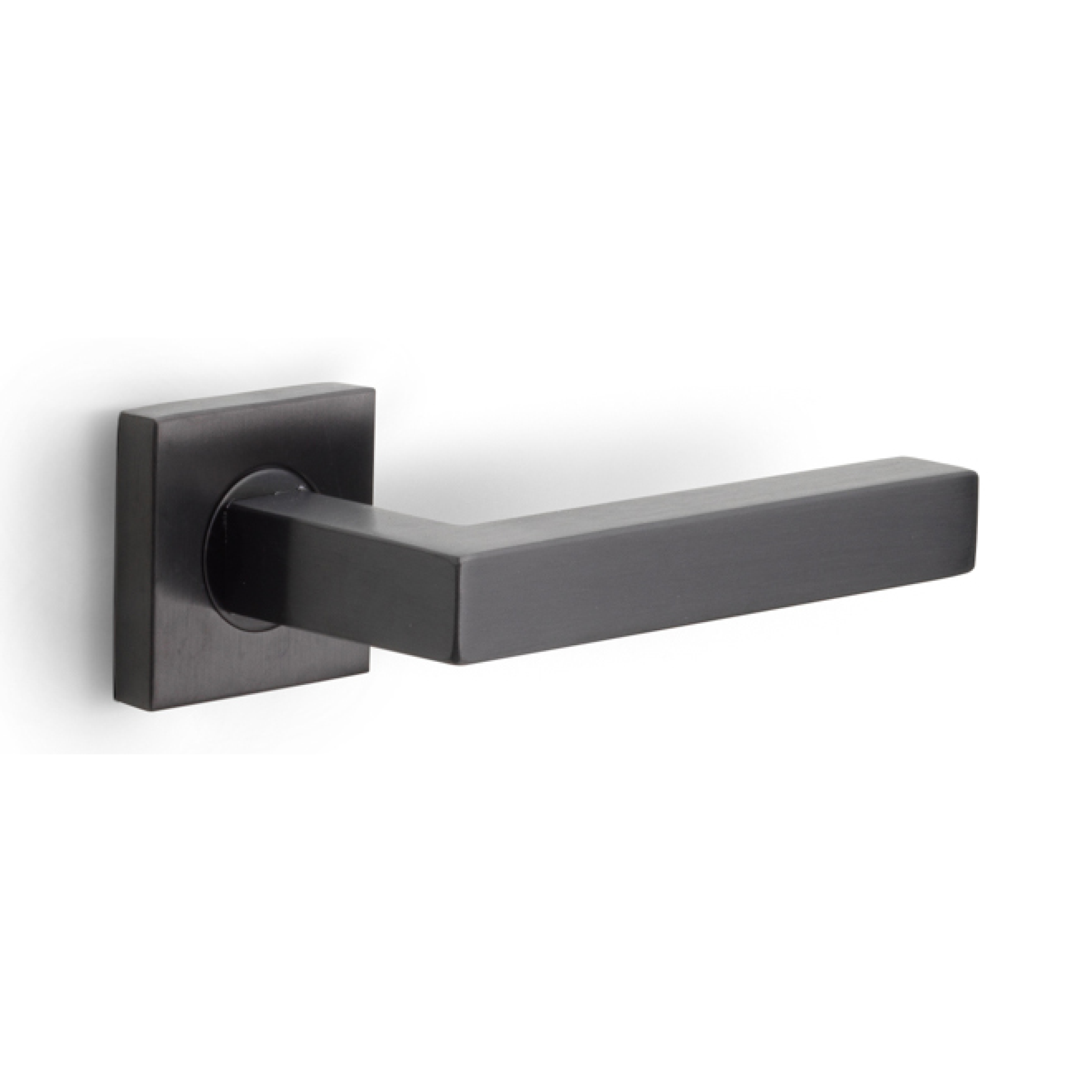 Formani | Deurkruk BASIC BSQ1-G op vierkant rozet | PVD Gunmetal