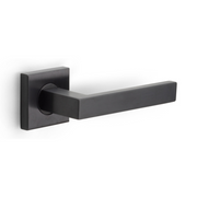 Formani | Deurkruk BASIC BSQ2-G op vierkant rozet | PVD Gunmetal