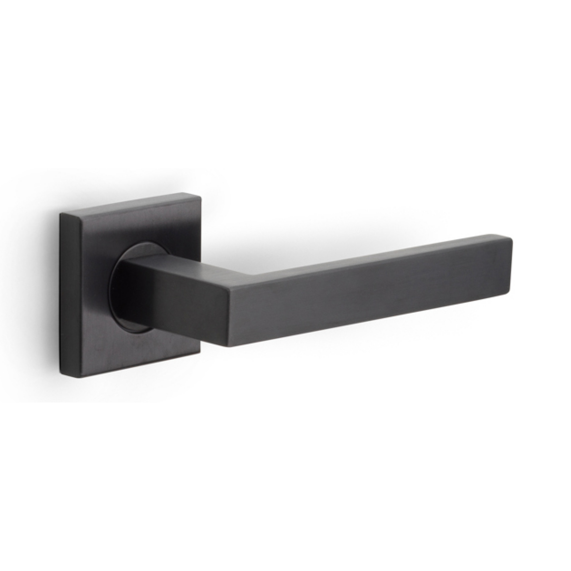 Formani | Deurkruk BASIC BSQ2-G op vierkant rozet | PVD Gunmetal