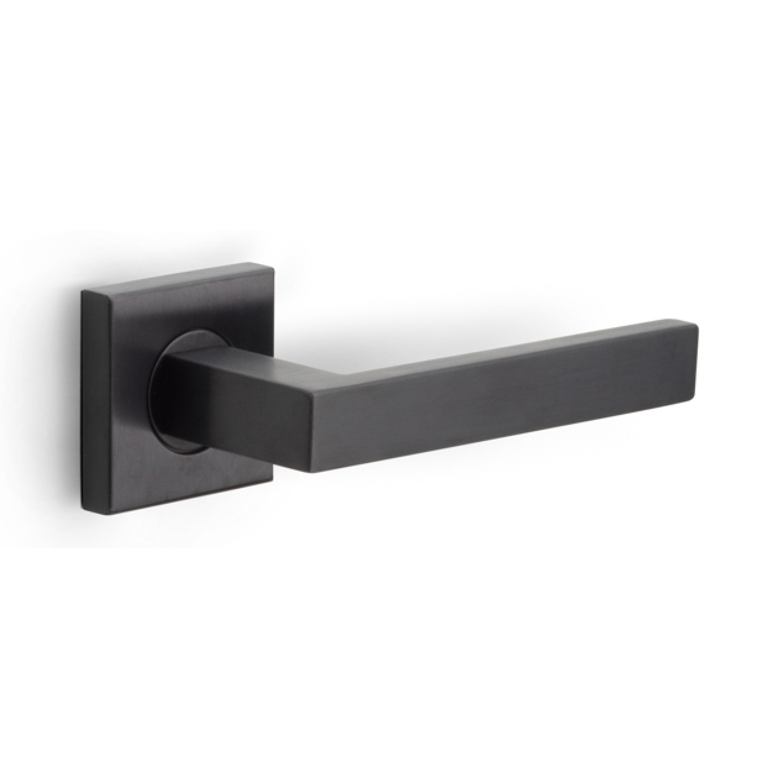 Formani | Deurkruk BASIC BSQ2-G op vierkant rozet | PVD Gunmetal