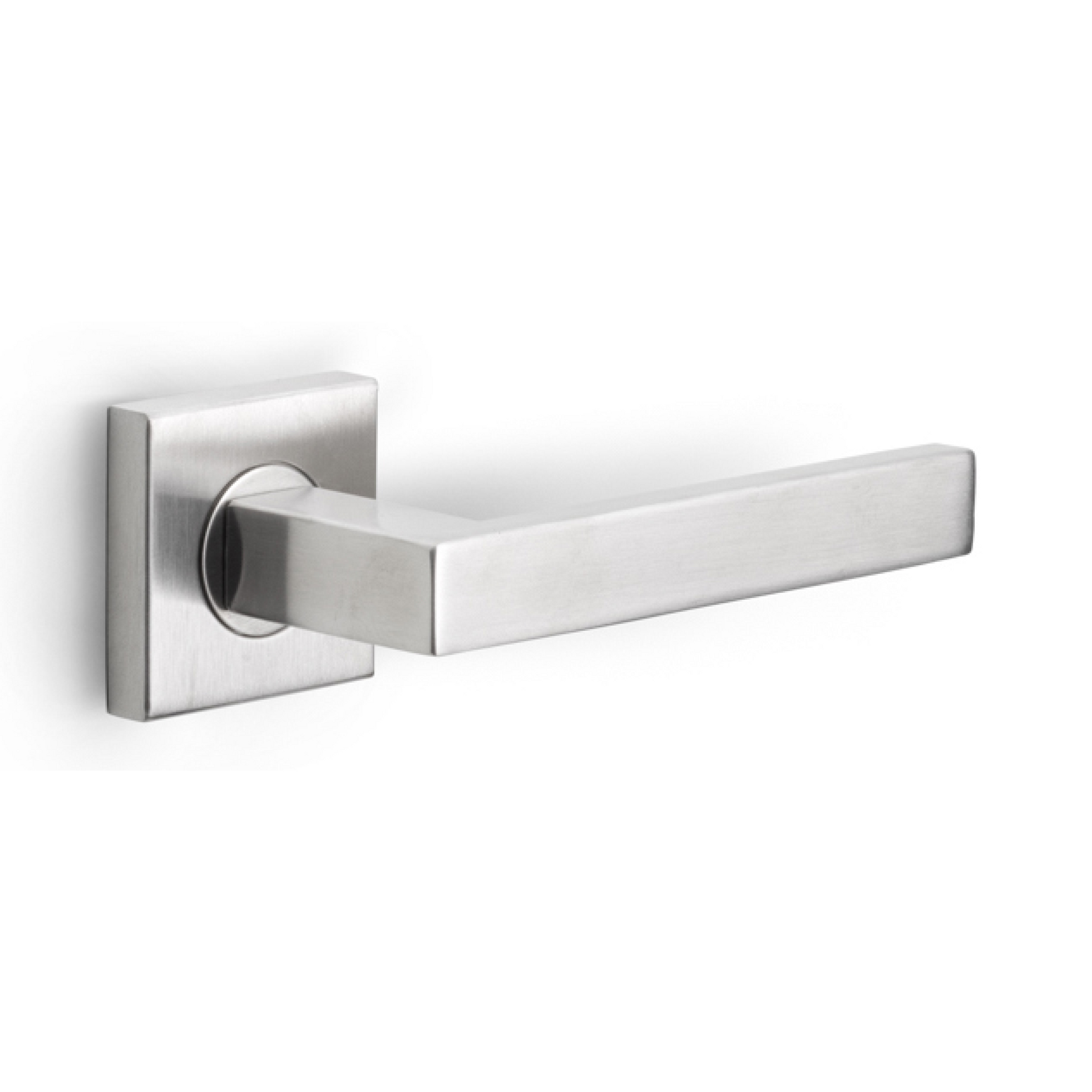 Formani | Deurkruk BASIC BSQ2-G op vierkant rozet | RVS mat