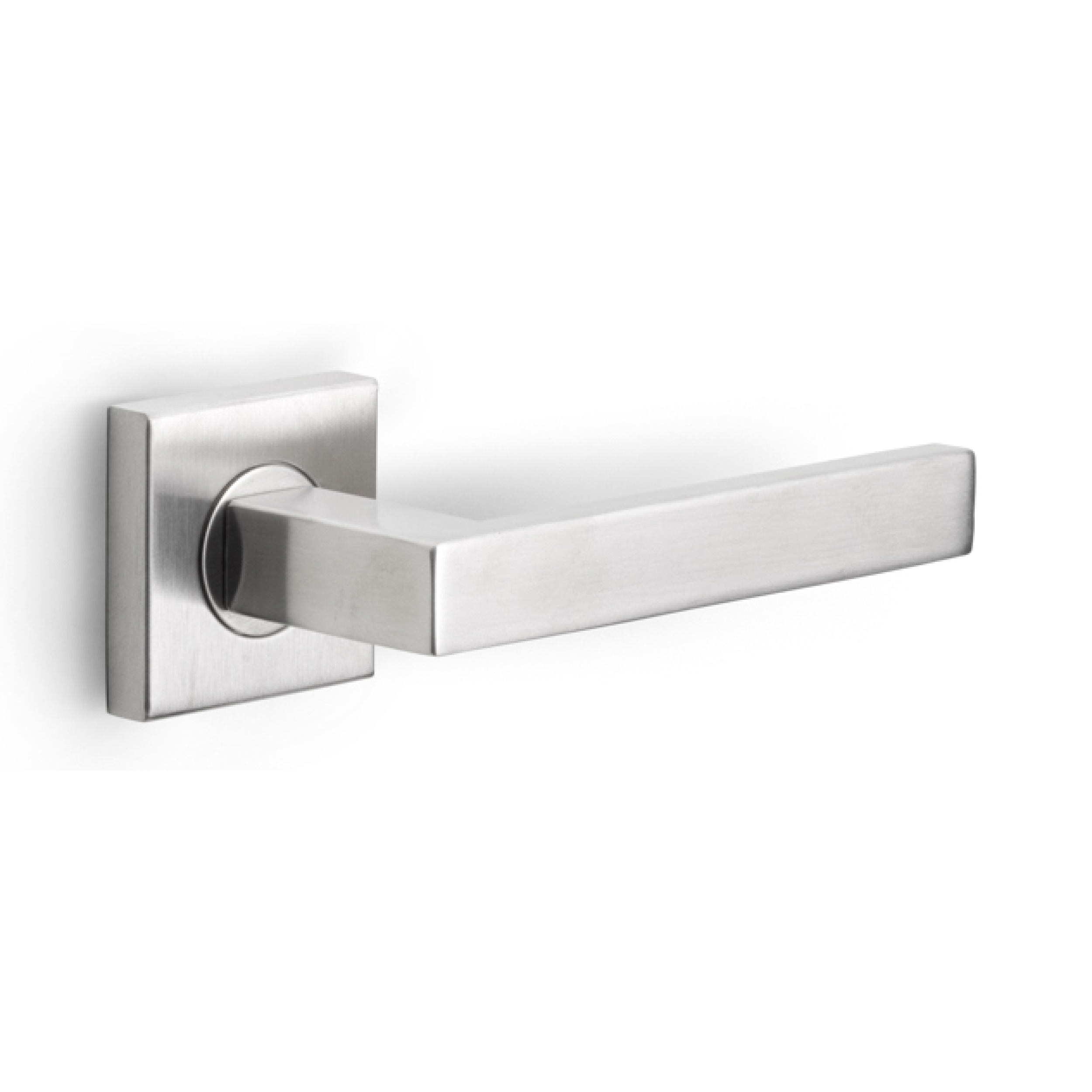 Formani | Deurkruk BASIC BSQ2-G op vierkant rozet | RVS mat
