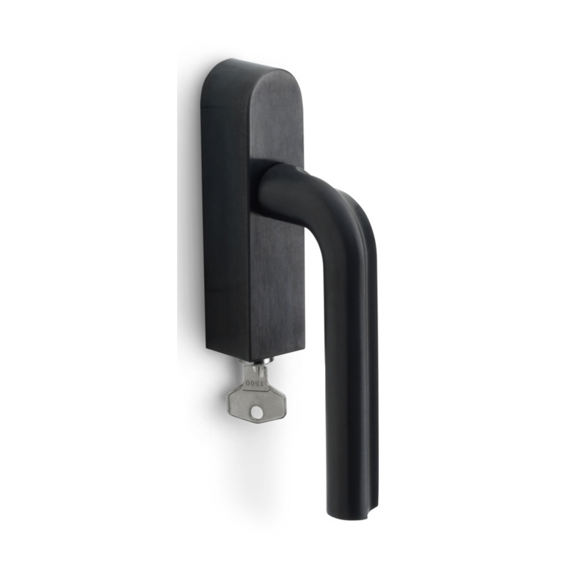 Formani DR100-DKLOCK-O draaikiepgarnituur afsluitbaar PVD mat zwart linksdraaiend