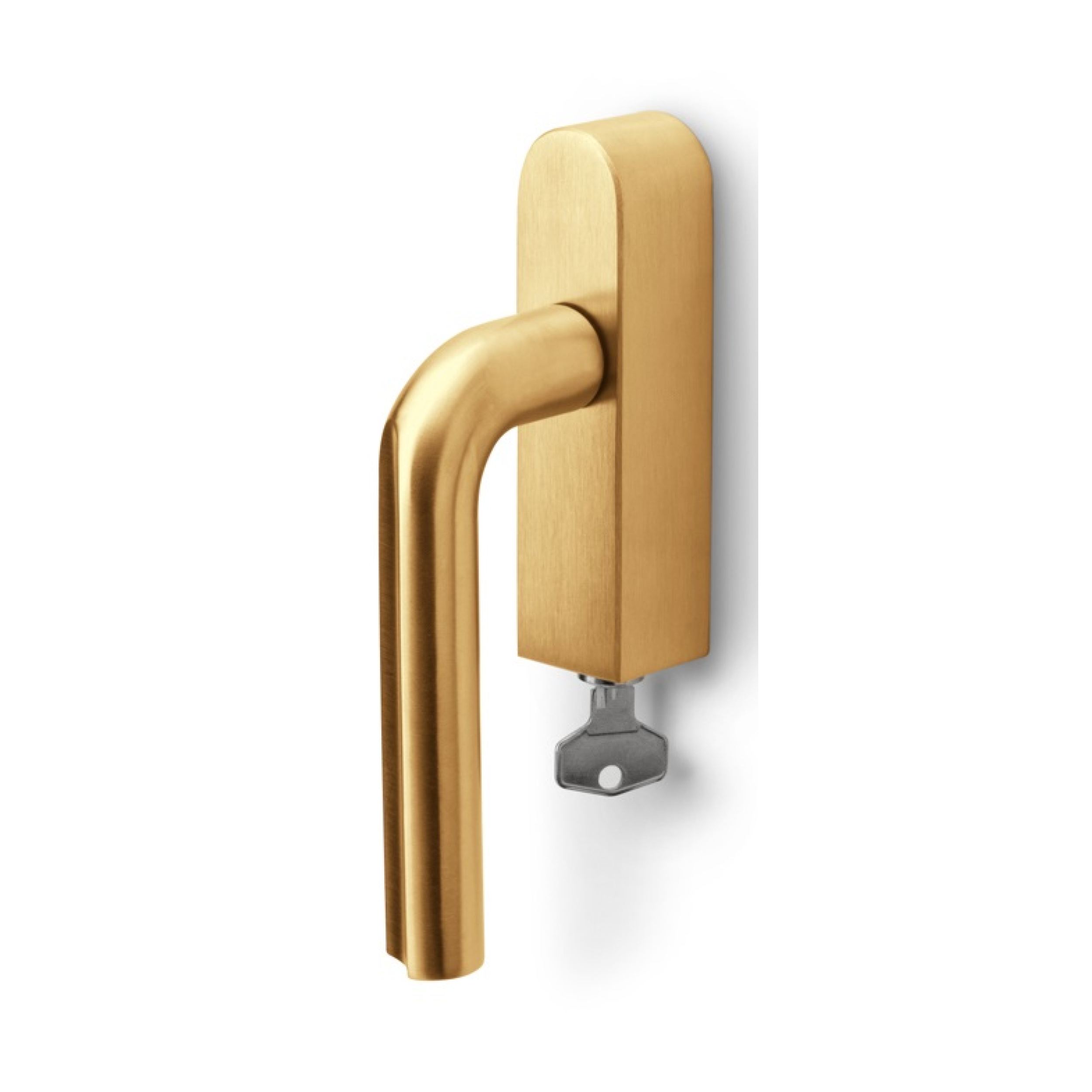 Formani DR101-DKLOCK-O draaikiepgarnituur afsluitbaar PVD mat goud rechtsdraaiend