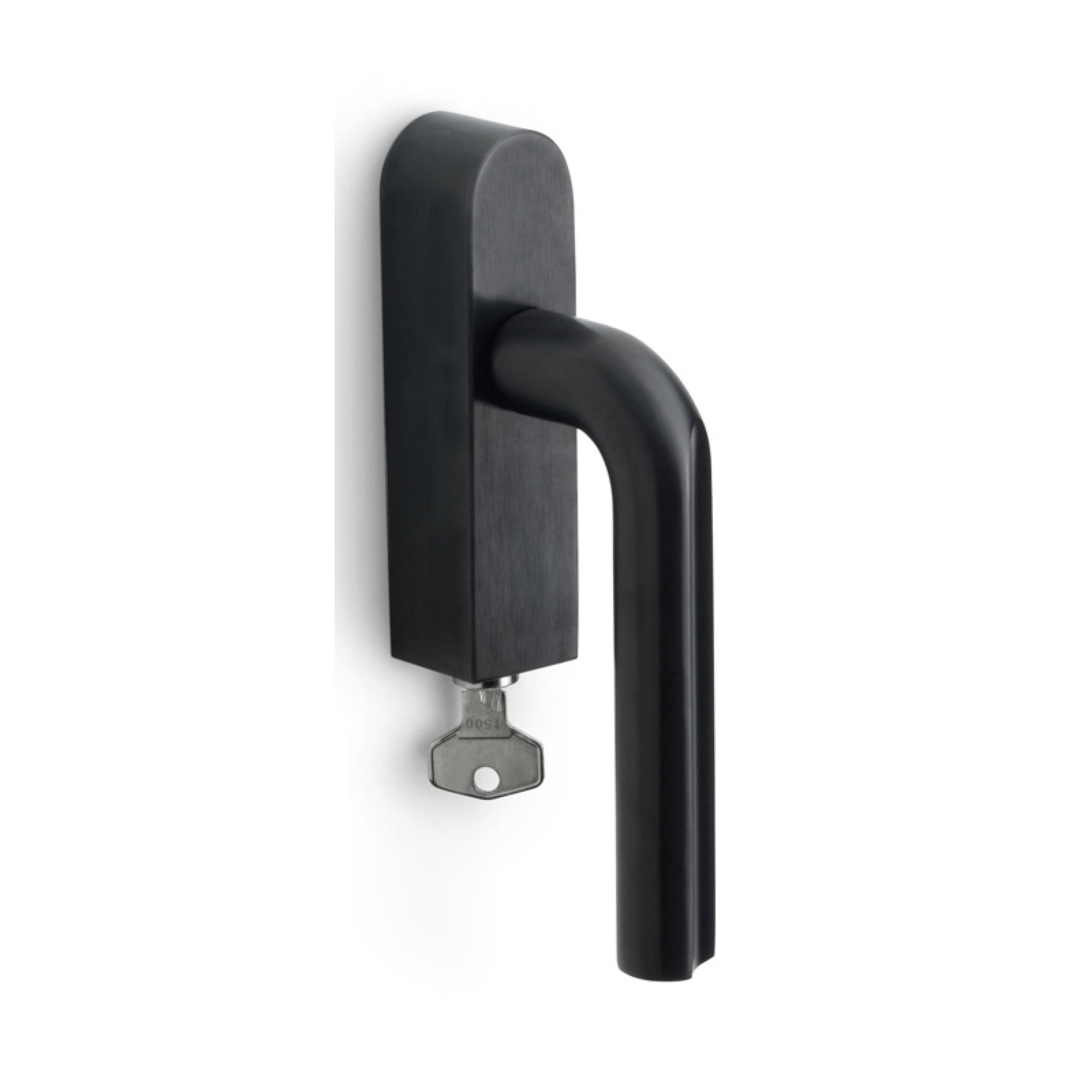 Formani DR101-DKLOCK-O draaikiepgarnituur afsluitbaar PVD mat zwart linksdraaiend