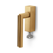 Formani DR102-DKLOCK draaikiepgarnituur afsluitbaar PVD mat goud rechtsdraaiend