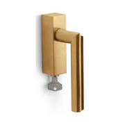 Formani DR102-DKLOCK draaikiepgarnituur afsluitbaar PVD mat goud linksdraaiend