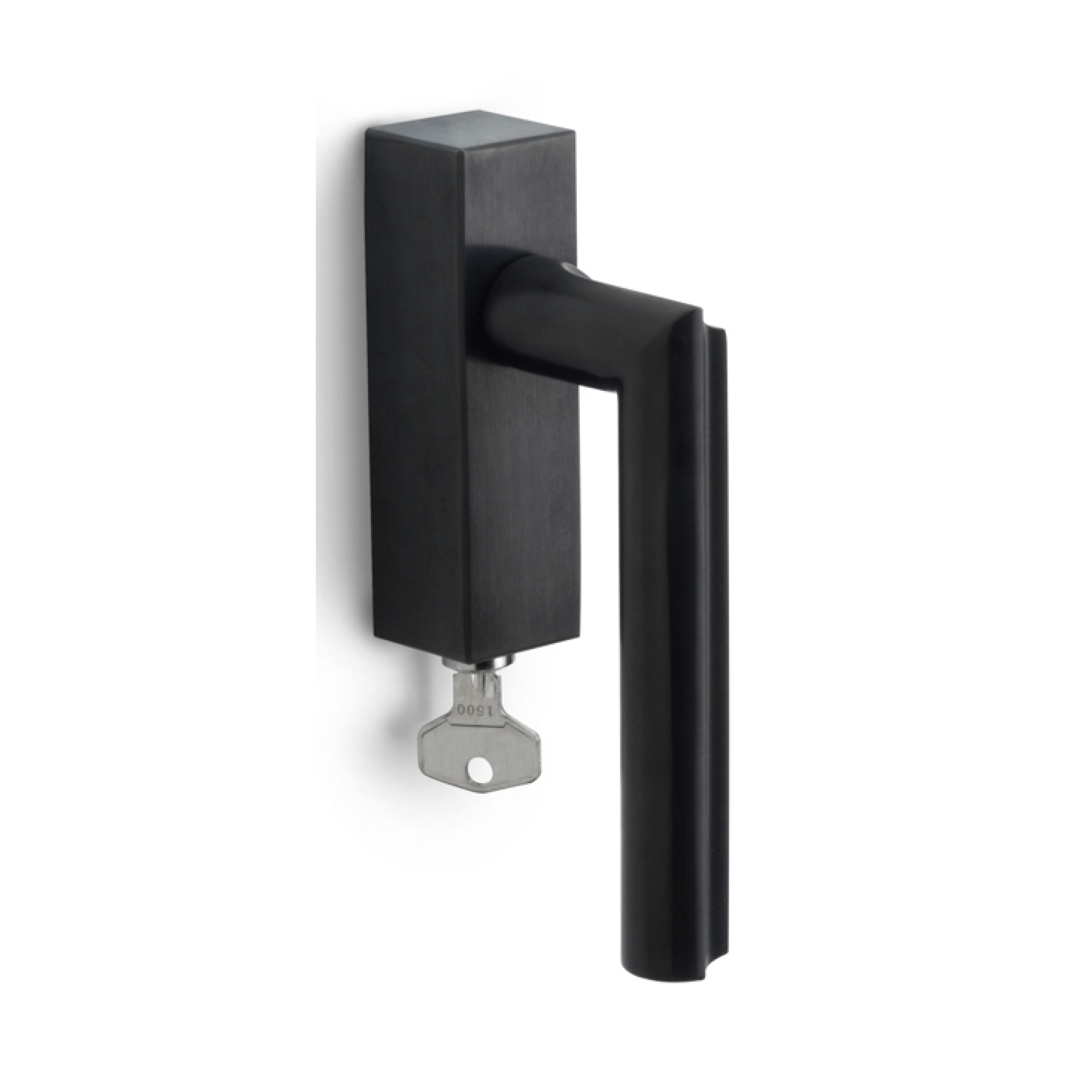 Formani DR102-DKLOCK draaikiepgarnituur afsluitbaar PVD mat zwart linksdraaiend