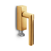Formani DR103-DKLOCK draaikiepgarnituur afsluitbaar PVD mat goud linksdraaiend