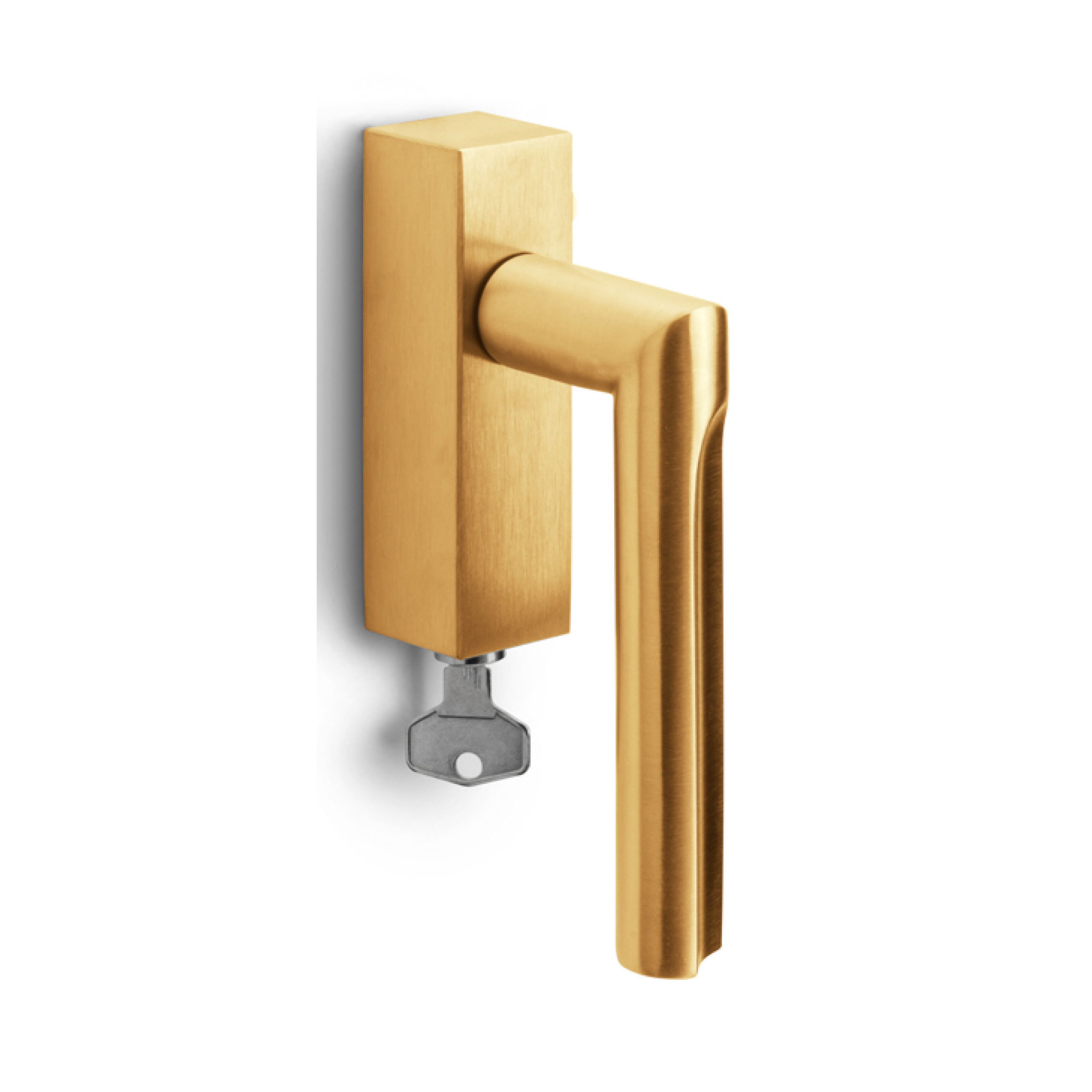 Formani DR103-DKLOCK draaikiepgarnituur afsluitbaar PVD mat goud linksdraaiend