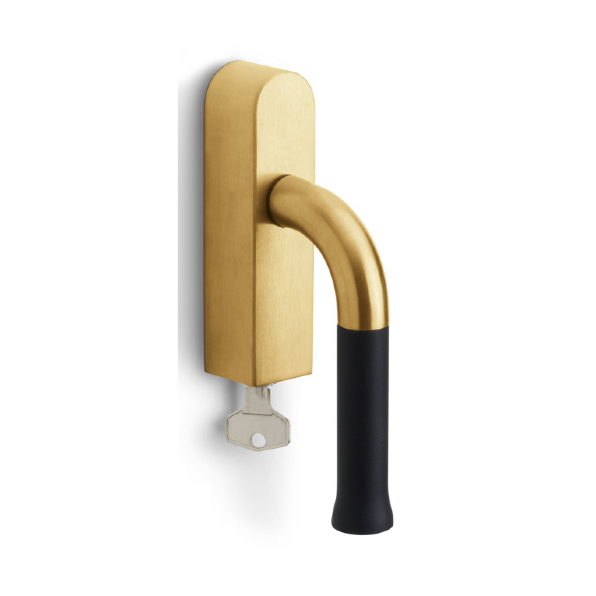 Formani EV101-DKLOCK-O draaikiepgarnituur afsluitbaar PVD mat goud/ mat zwart rechts/ linksdraaiend