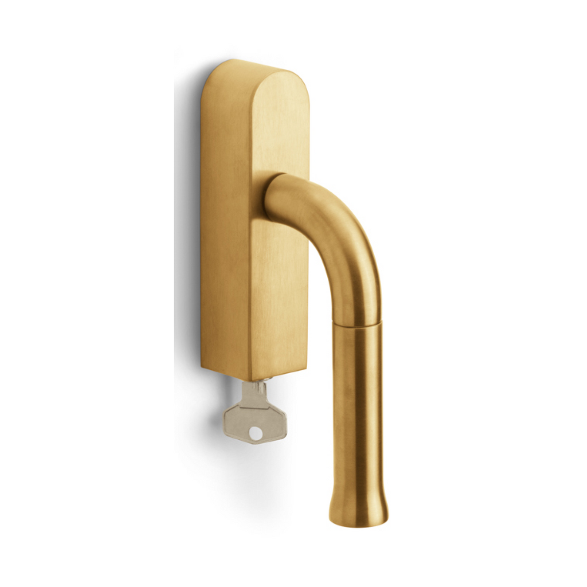 Formani EV101ZL-DKLOCK-O draaikiepgarnituur afsluitbaar zonder logo PVD mat goud rechts/ linksdraaiend