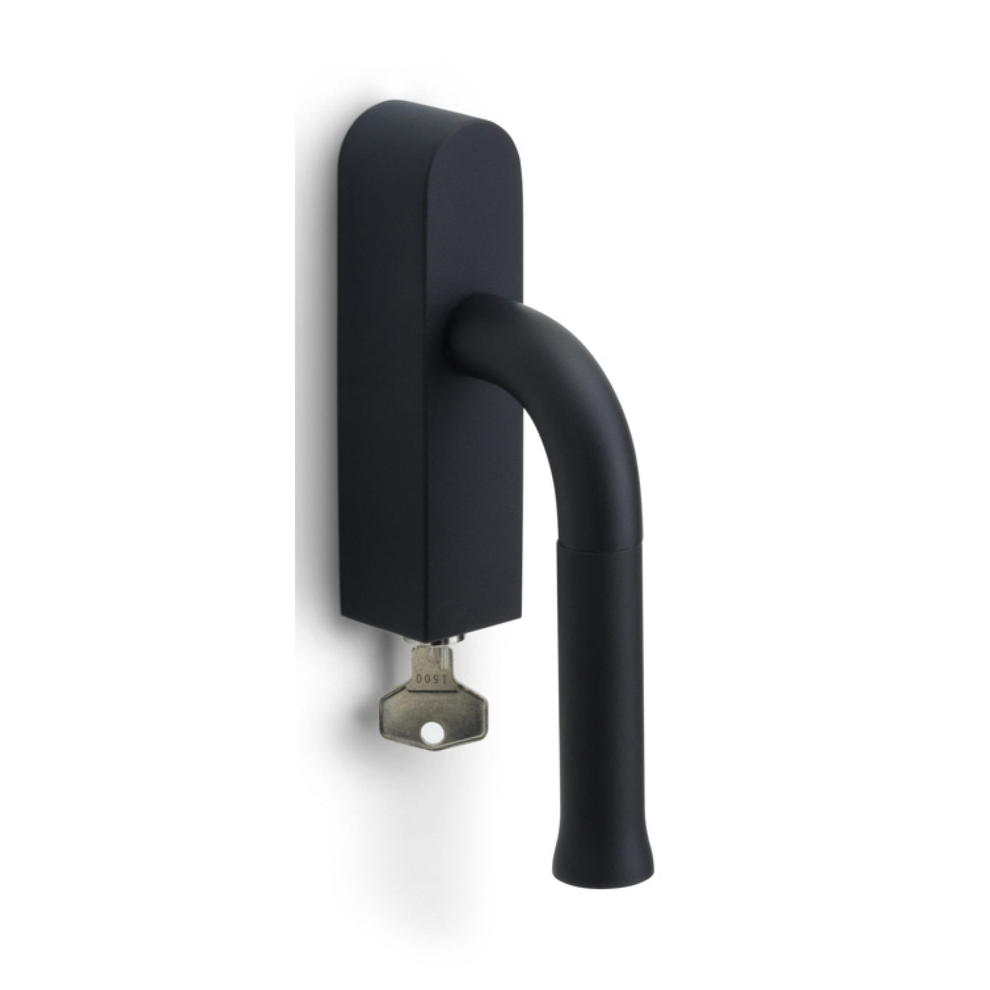 Formani EV101ZL-DKLOCK-O draaikiepgarnituur afsluitbaar zonder logo mat zwart rechts/links draaiend