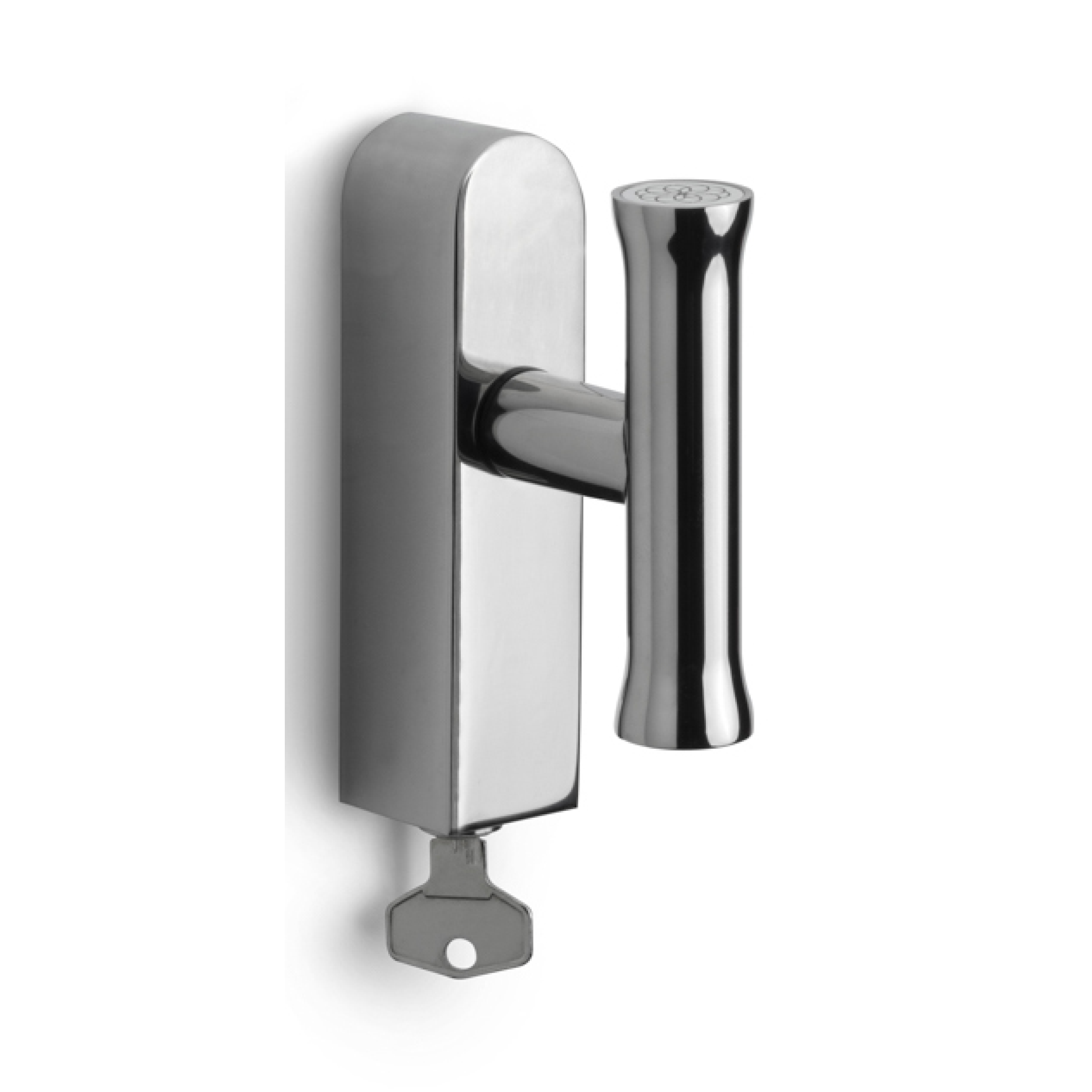 Formani EV102ZL-DKLOCK-O draaikiepgarnituur afsluitbaar zonder logo gepolijst roestvast staal rechts/ links draaiend
