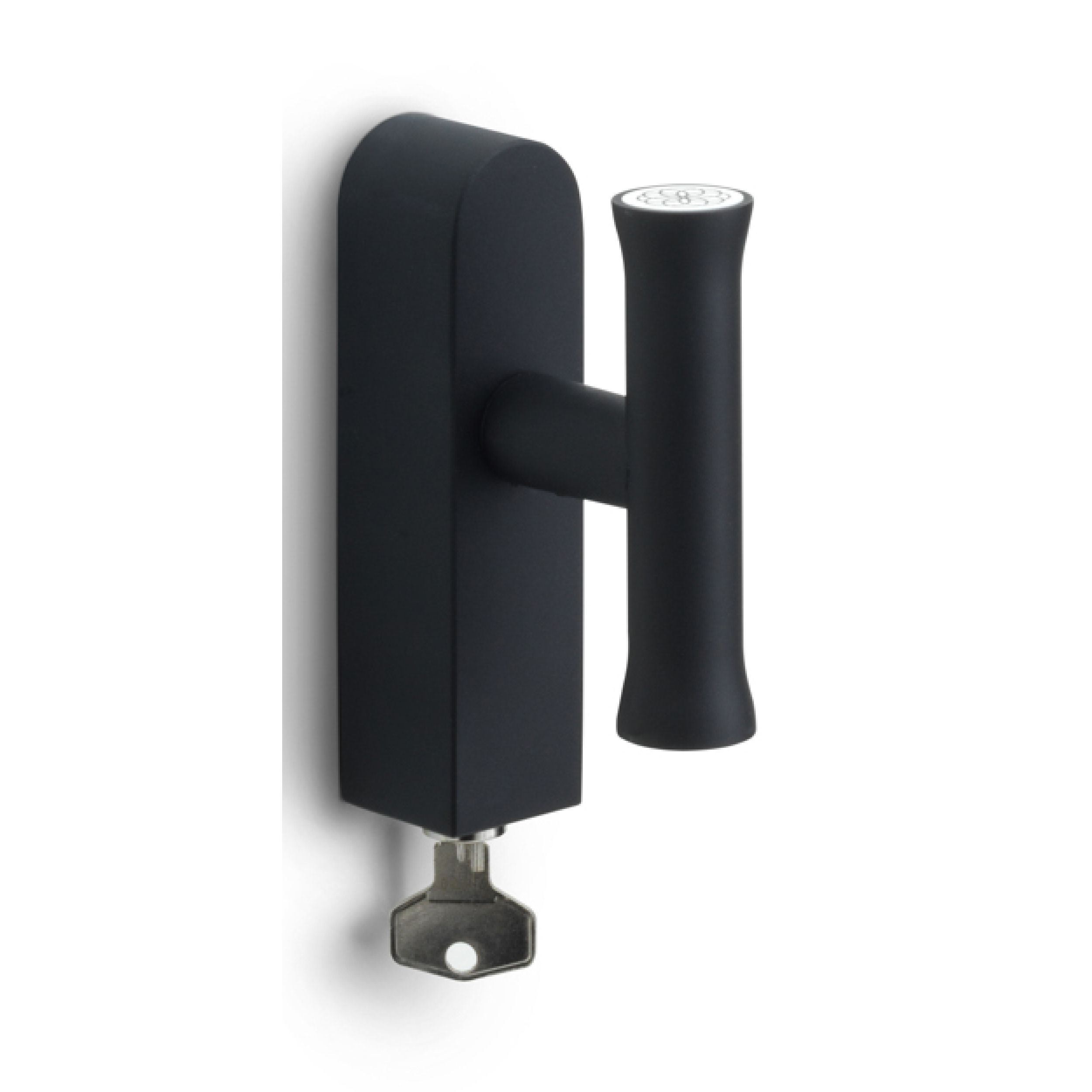 Formani EV102-DKLOCK-O draaikiepgarnituur afsluitbaar mat zwart rechts/links draaiend
