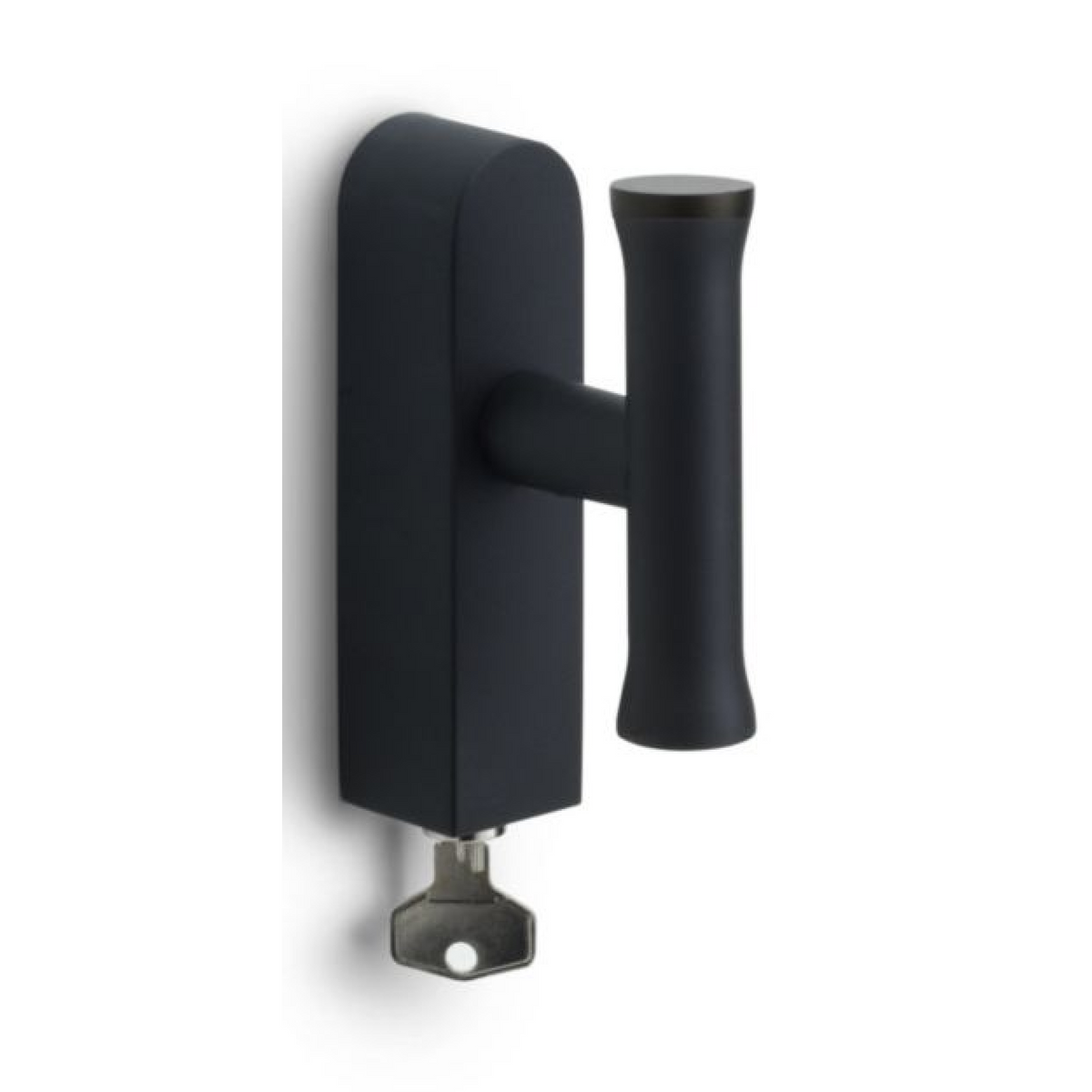 Formani EV102ZL-DKLOCK-O draaikiepgarnituur afsluitbaar zonder logo mat zwart rechts/links draaiend