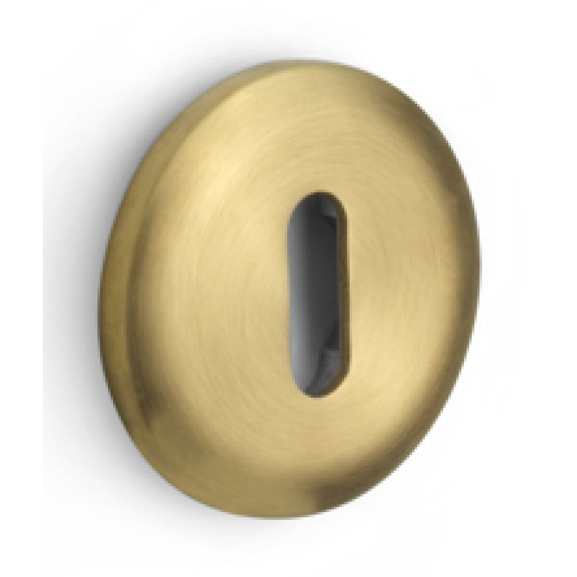 Formani | Sleutelplaatje | EVBN52 | 52mm | PVD mat goud