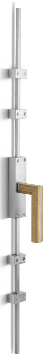 Formani K-PBL22 raamespagnolet RVS geborsteld met eiken