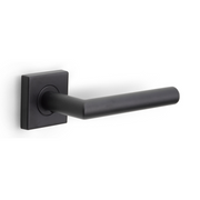 Formani | Deurkruk BASIC LB2-19BSQR53 op geveerd rozet | Zwart mat