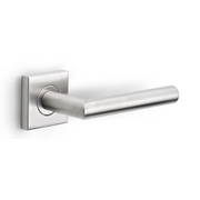 Formani | Deurkruk BASIC LB2-19BSQR53 op geveerd rozet | RVS mat