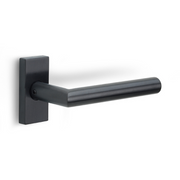 Formani | Deurkruk BASIC LB2-19Q32G op rechthoekig rozet | PVD Gunmetal