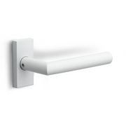 Formani | Deurkruk BASIC LB2-19Q32G op rechthoekig rozet | Wit