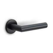 Formani | Deurkruk BASIC LB2-22 op ronde rozet | PVD Gunmetal