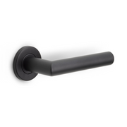 Formani | Deurkruk BASIC LB2L-22 EN1906 op ronde rozet | Zwart mat