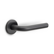 Formani | Deurkruk BASIC LB3-19 op ronde rozet | PVD Gunmetal