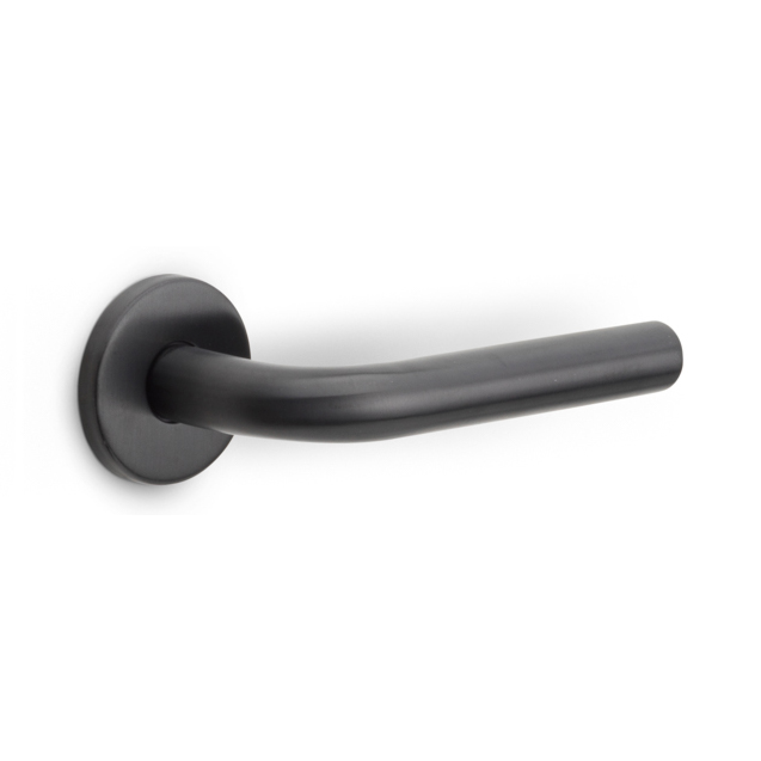 Formani | Deurkruk BASIC LB3-19 op ronde rozet | PVD Gunmetal