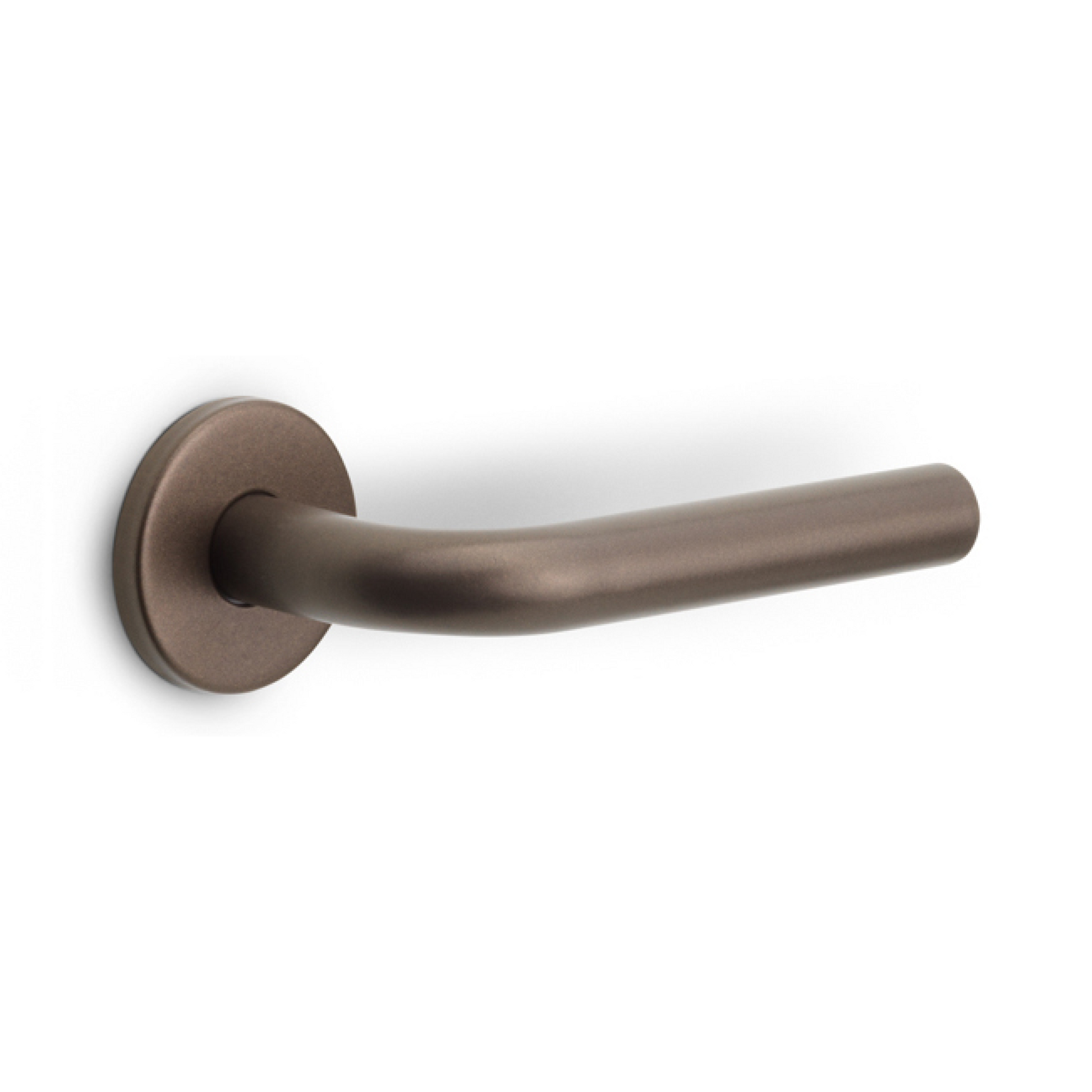 Formani | Deurkruk BASIC LB3-19 op ronde rozet | Brons