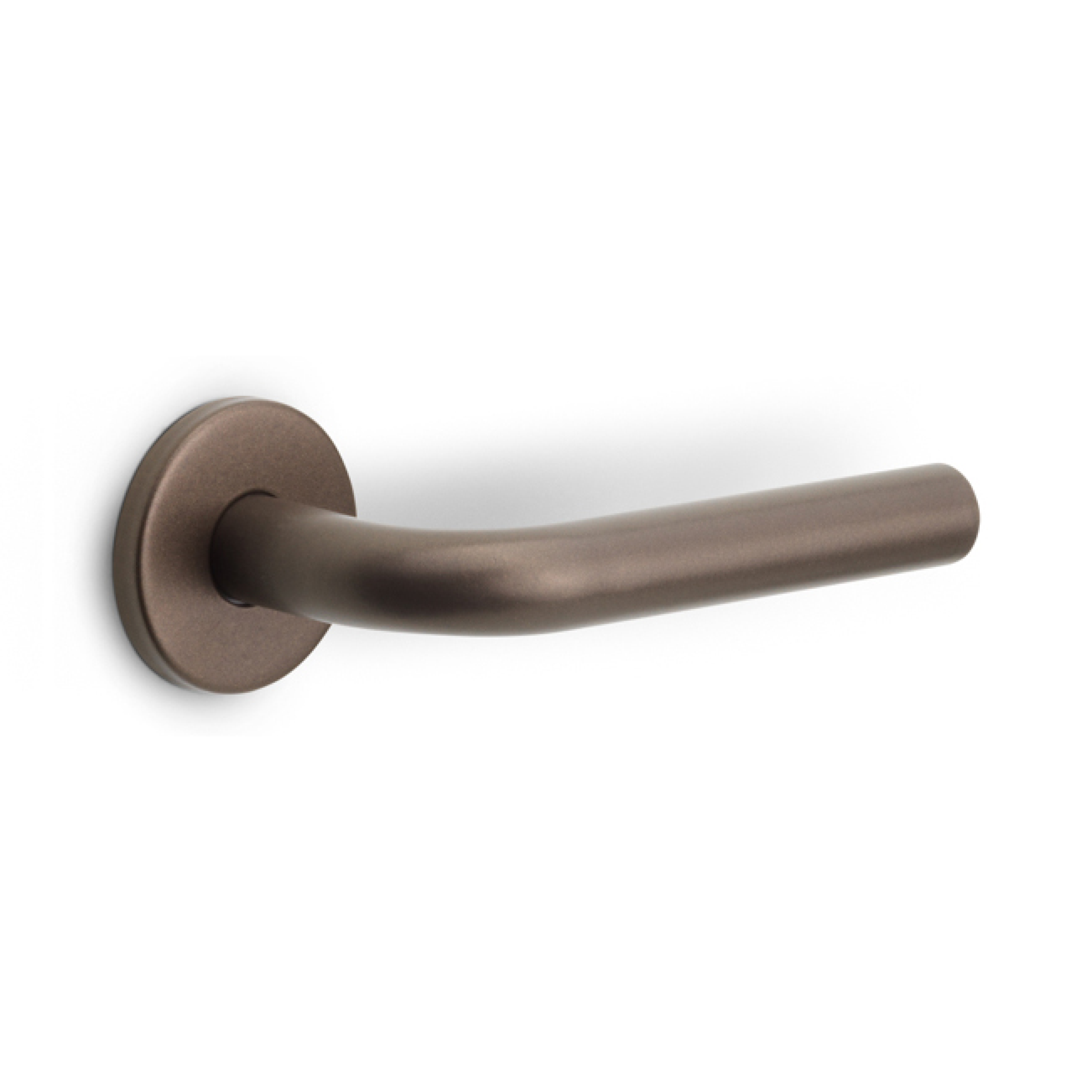 Formani | Deurkruk BASIC LB3-19 op ronde rozet | Brons