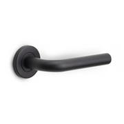Formani | Deurkruk BASIC LB3L-19 EN1906 op ronde rozet | Zwart mat
