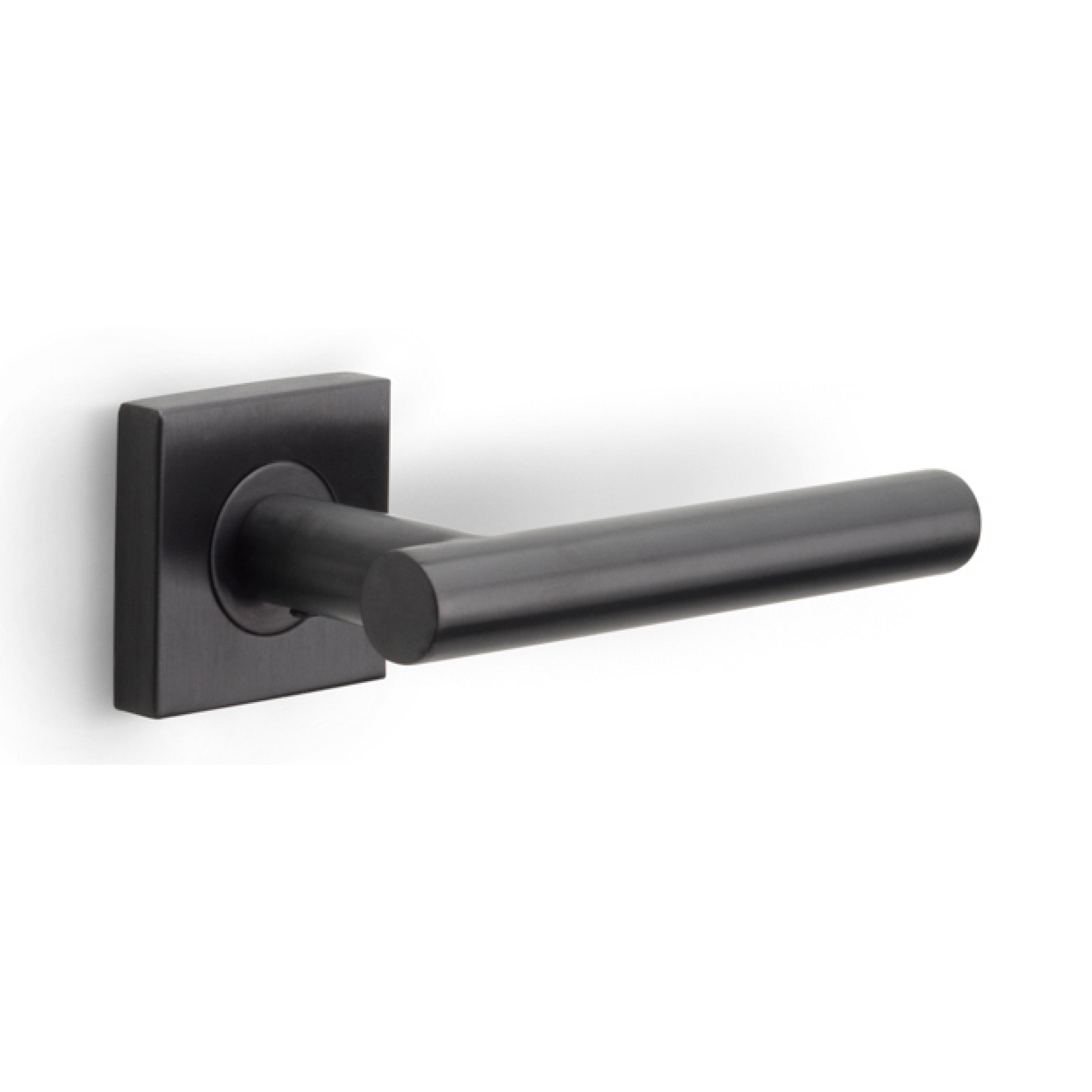Formani | Deurkruk BASIC LB7-19BSQR53 op vierkant rozet | PVD Gunmetal
