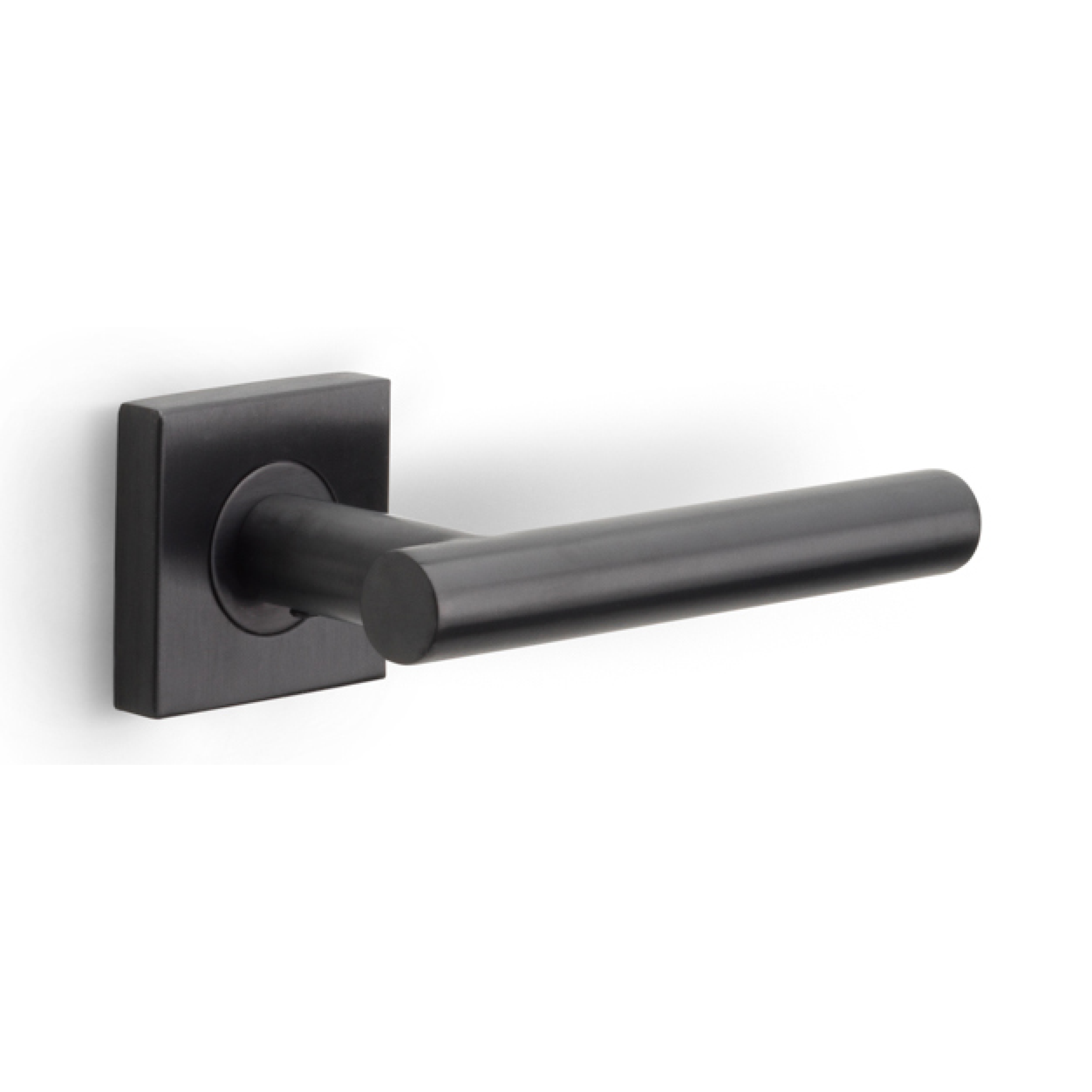 Formani | Deurkruk BASIC LB7-19BSQR53 op vierkant rozet | PVD Gunmetal